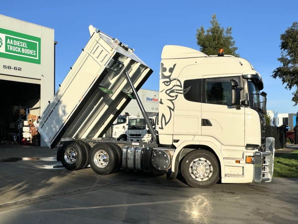 Custom Scania Tipper with raised body